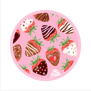 Sweet Strawberries | Baby & Toddler Bamboo Bodysuit Dress